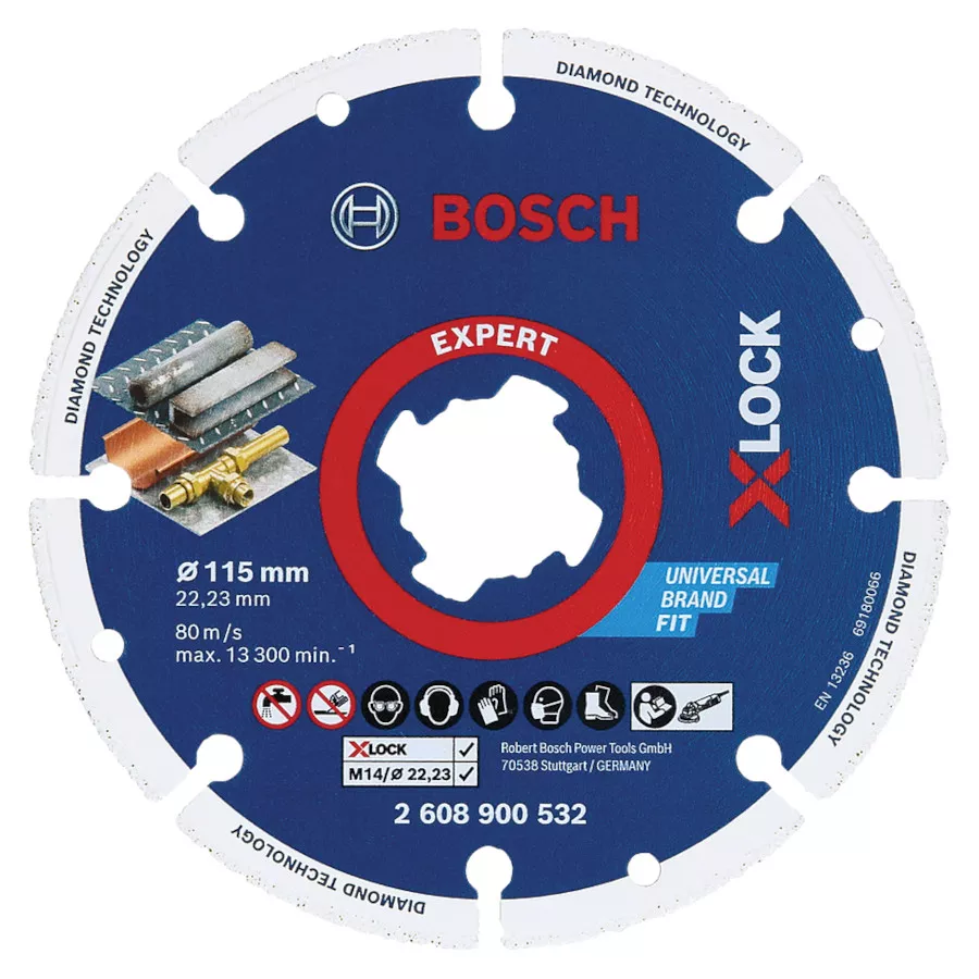 disque à tronçonner Diamond Metal Wheel 115x22,23mm Bosch